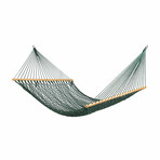 Classic Cotton Rope Hammock // Green Rope