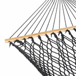 Classic Cotton Rope Hammock // Black