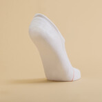 Women's No-Show Socks // White (M)