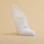 Women's No-Show Socks // White (M)