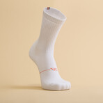 Men's Crew Socks // White (XL)