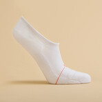 Women's No-Show Socks // White (M)