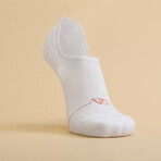 Men's No-Show Socks // White (XL)