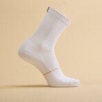 Men's Crew Socks // White (XL)