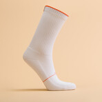 Women's Crew Socks // White (M)