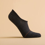 Women's No-Show Socks // Charcoal (S)