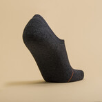 Men's No-Show Socks // Charcoal (S)