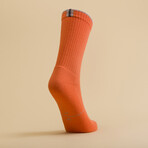 Women's Crew Socks // Orange (M)