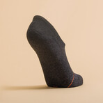 Women's No-Show Socks // Charcoal (S)