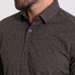 Paul Shirt // Khaki + Dark Blue (M)