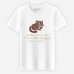 Raccoon T-Shirt // White (Small)