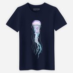 Space Jelly T-Shirt // Navy (Small)