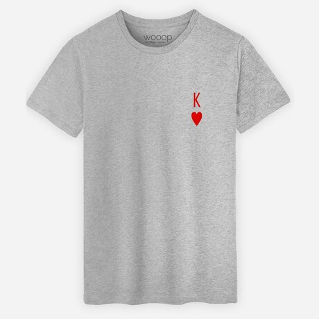 King T-Shirt // Gray (Small)
