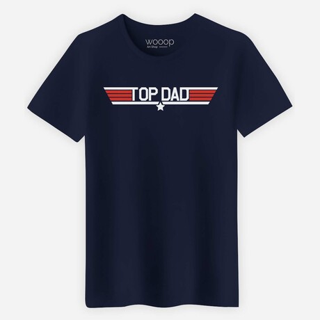 Top Dad T-Shirt // Navy (Large)