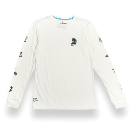 Split Personalities Šalta Long Sleeve T-Shirt // Cream (S)