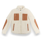 The Deep Shag Sherpa // Cream + Tan (2XL)