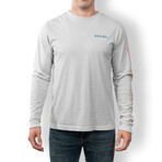 A Jolt To Boring Šalta Long Sleeve T-Shirt // White (2XL)