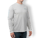 A Jolt To Boring Šalta Long Sleeve T-Shirt // White (2XL)