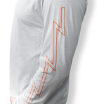 A Jolt To Boring Šalta Long Sleeve T-Shirt // White (2XL)