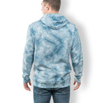 Baja Trip Up Helsinki Hoodie // Blue Tie Dye (2XL)