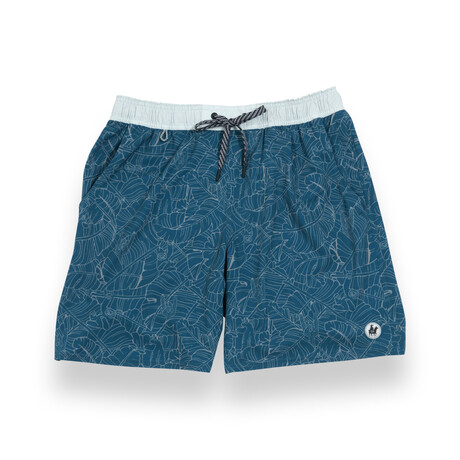 Friends In Hiding Relaxpos Swim Trunks // Indigo (S)