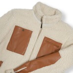 The Deep Shag Sherpa // Cream + Tan (2XL)