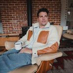 The Deep Shag Sherpa // Cream + Tan (2XL)