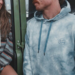 Baja Trip Up Helsinki Hoodie // Blue Tie Dye (2XL)