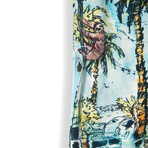 The Take Over Viscose Button Up // Green (2XL)