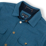 Road Runner Gulf Coast Flannel Jacket // Blue (2XL)