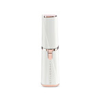 Absolute Smooth Ladies Hair Removal Travel Tool (White + Rose Gold)