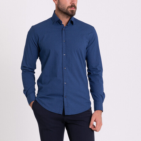 Dewey Shirt // Indigo + Blue (S)