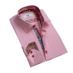 Phillip Reversible Cuff Button-Down Shirt // Pink Paisley (XL)