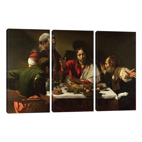 The Supper at Emmaus, 1601 by Michelangelo Merisi da Caravaggio