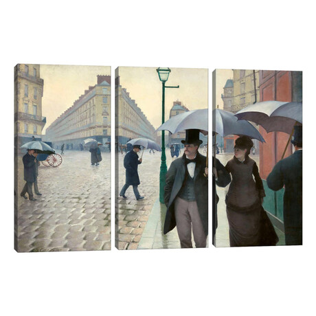 Paris Street: A Rainy Day by Gustave Caillebotte