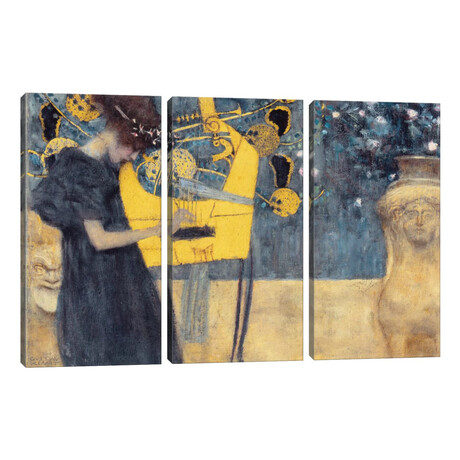 Musik I 1895 by Gustav Klimt