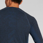 Vapor Long Sleeve Tee // Vapor Cerulean (L)