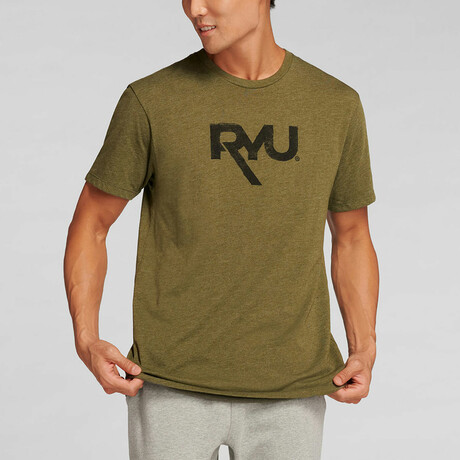 Premium Tee Ink Graphic // Military Heather (S)