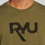 Premium Tee Ink Graphic // Military Heather (XL)