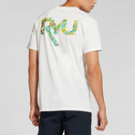 Premium Floral Tee Graphic // White (S)