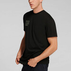 Premium Floral Tee Graphic // Black (S)