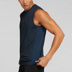 Vapor Sleeveless Tee // Vapor Cerulean (XL)