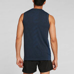 Vapor Sleeveless Tee // Vapor Cerulean (XL)