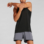 Vapor Sleeveless Tee // Deepest Black (L)