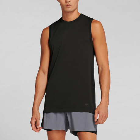 Vapor Sleeveless Tee // Deepest Black (S)