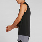 Vapor Sleeveless Tee // Deepest Black (L)
