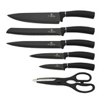 Knife Set + Mobile Stand // 7pcs // Black