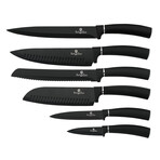 Knife Set + Mobile Stand // 7pcs // Black