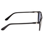 Vieques Polarized Sunglasses // Black Frame + Rose Gold Lens