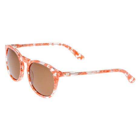 Vieques Polarized Sunglasses // Pink Tortoise Frame + Brown Lens